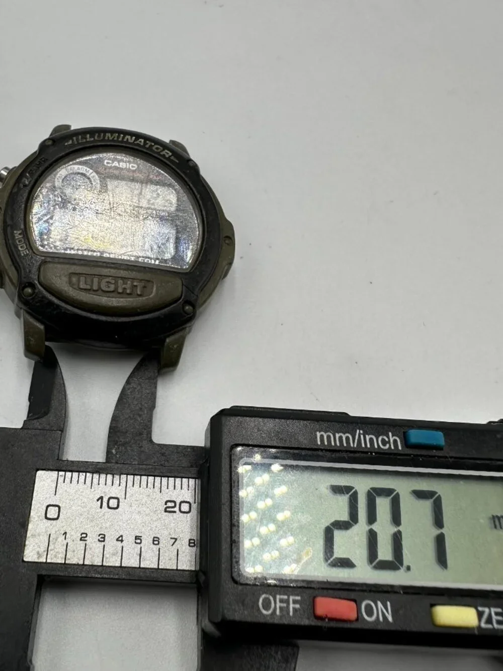 3/$30 Casio Illuminator Digital Watch Men Black  Case Only No Band New Battery